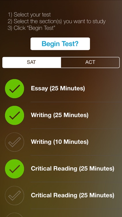 SAT/ACT Test Timer