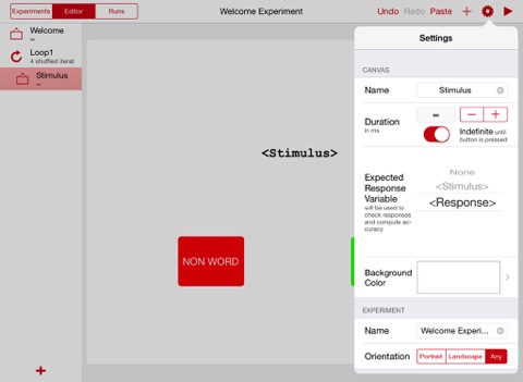 Experiment Designer screenshot 2