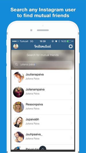 iphone screenshots - how to check mutual followers instagram