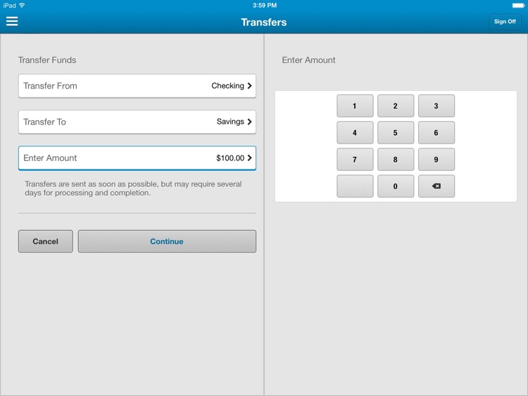 INTRUST Banking for iPad
