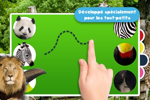 Kids Puzzle Teach me Zoo: Learn about funny zoo animals like the lion, the tiger and the monkey screenshot 2