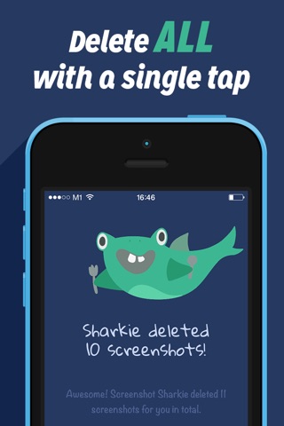 Sharkie - clean up camera roll and delete screenshots screenshot 3