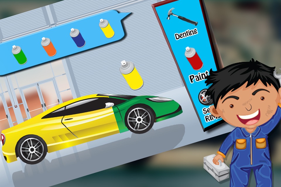 Car Factory & Repair Shop - Build your car & fix it in this custom car wash & design salon game screenshot 3