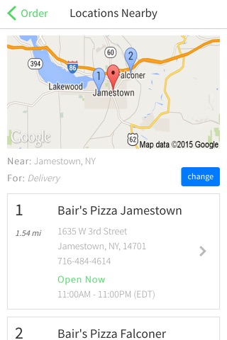 Bairs Pizza screenshot 2