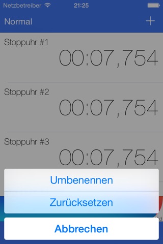 Multi-Stopwatch screenshot 3