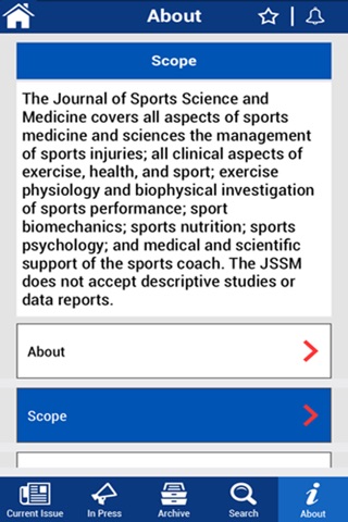 J Sport Sci & Med screenshot 3