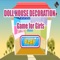 Doll house decoration game home three floors