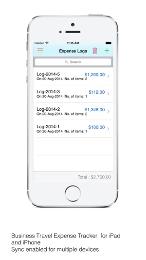 Business Travel Expense Tracker Pro Log Expenses Create And Send Screenshots