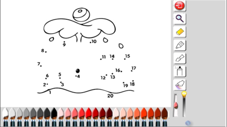 Colorings and drawing by numbers and dots screenshot-4