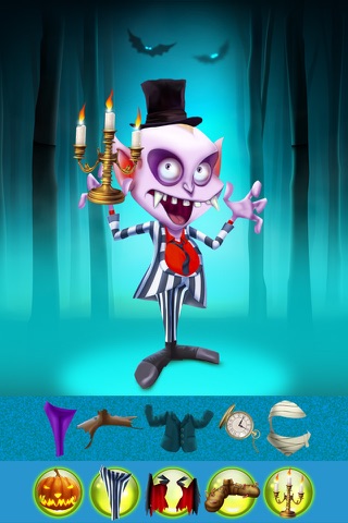 My Freaky Little Monsters and Zombies Dress Up Club Game - Advert Free App screenshot 4