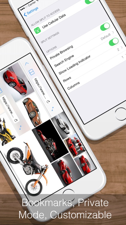 Split Web Browser Free: Fast Multitasking and Full Screen Multiple Tab Browsing for iPhone and iPad screenshot-3