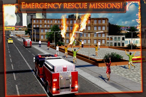 Fire Truck Emergency Rescue 3D screenshot 2