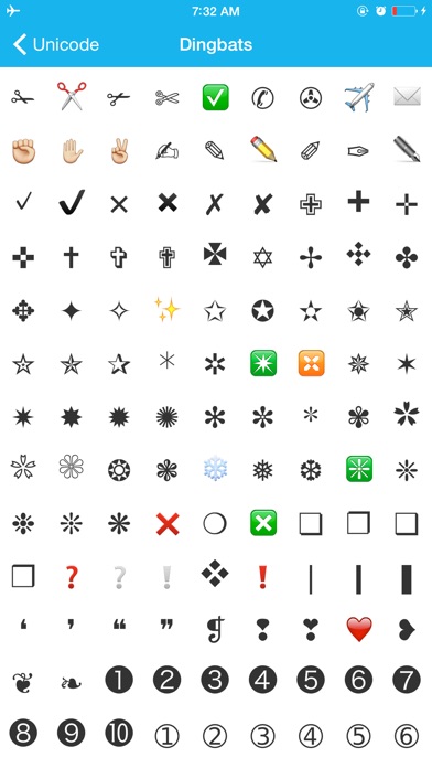 Unicode Character Map Screenshot 2