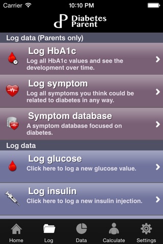 Diabetes Parent screenshot 2