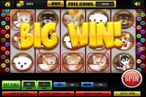 AAA Lucky Pet Vacation Slots Party - Win Top Jackpots Casino Pro screenshot 2
