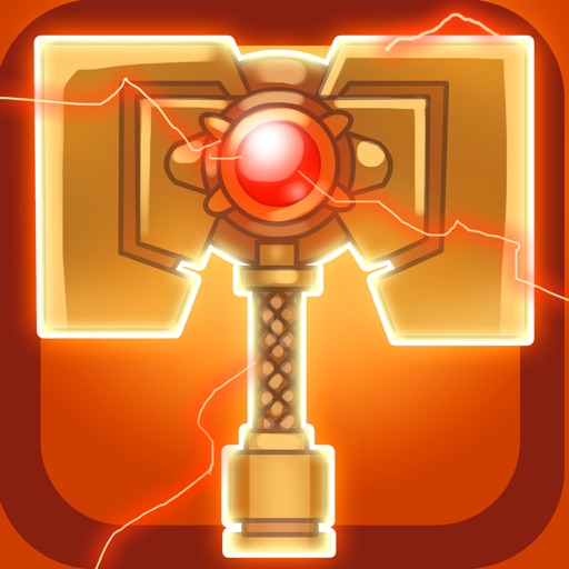 Hammer Strike : "Soldiers of lightning, Guardian of Realms Thunder Knights Magic wielder of Might." Icon