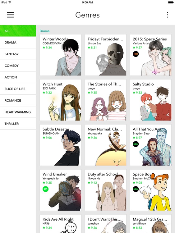 Line Webtoon For Ipad By Naver Webtoon Corp