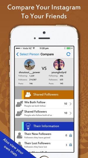 Followers Compare For Instagram