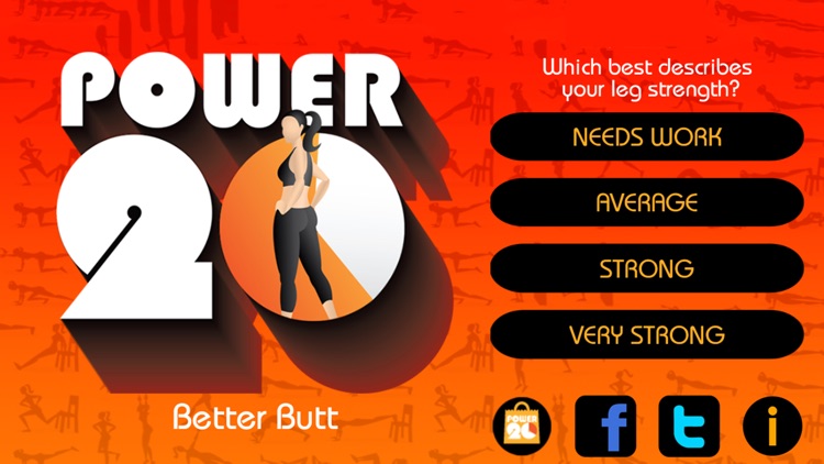 20 Minute Butt Workouts Free: Power 20