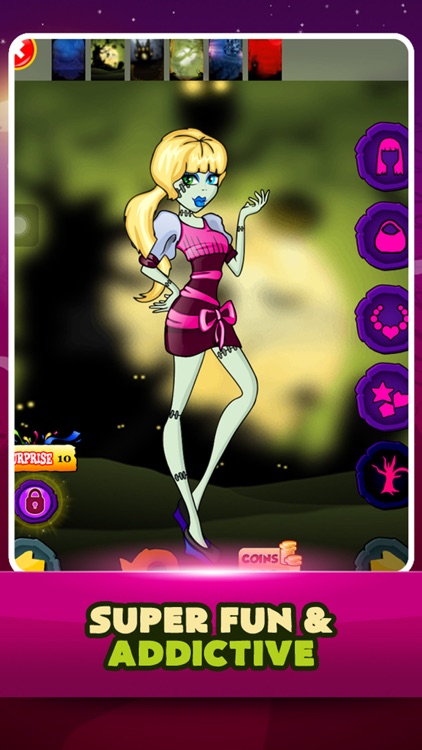 Princess Monster Makeover Salon Crazy Style Girl Dress Up screenshot-4