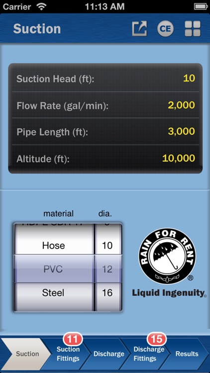 RiteFlo - Hydraulic Calculation & Engineering Tools by Rain for Rent