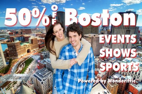 50% Off Boston & New England Events, Shows and Sports Guide by Wonderiffic® screenshot 2