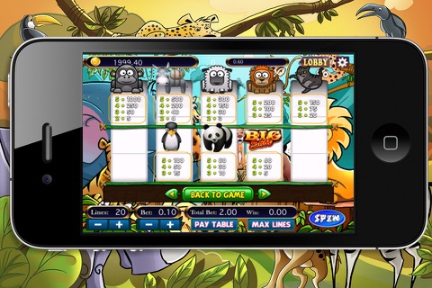 Mega Zoo Slots Machine screenshot 4