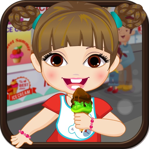 Baby Girl Loves Ice Cream Game