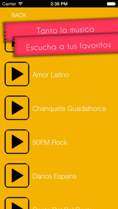 Spanish Music Radio /... screenshot1