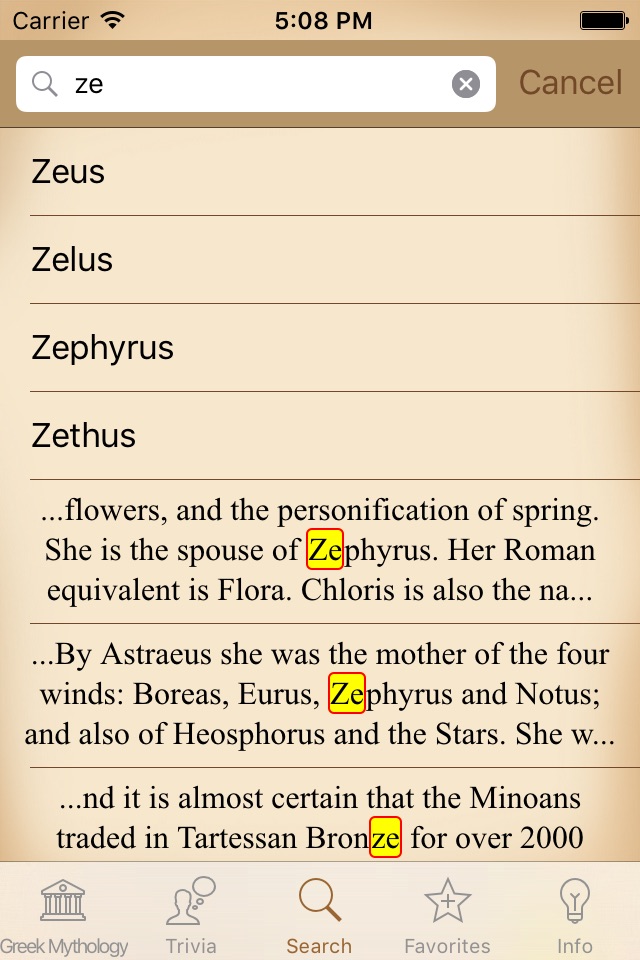 Mythology - Greek screenshot 4