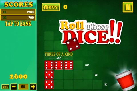 Dice Ten Thousand - Roll Those Lucky Dice - Classic Farkle 10000 Fun! screenshot 2