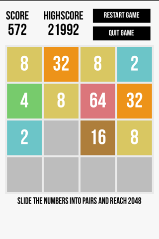 2048 Advanced - náhled