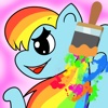 Kids Paint Game My Little Pony Version