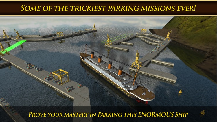 Titanic Parking Simulator Game: Real Boat Sailing Driving Test Park Sim Run Games