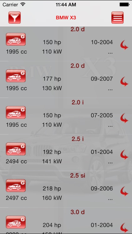 Autoparts BMW X3 screenshot-4