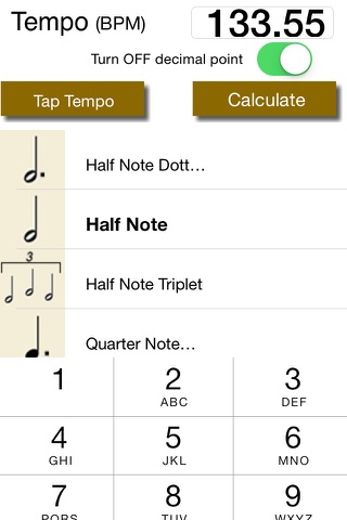 Tempo Delay Calc screenshot 3