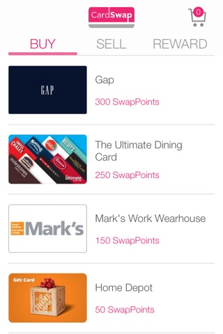 CardSwap - Free Gift Cards and Cash-back Savings on Everyday Purchases screenshot 2