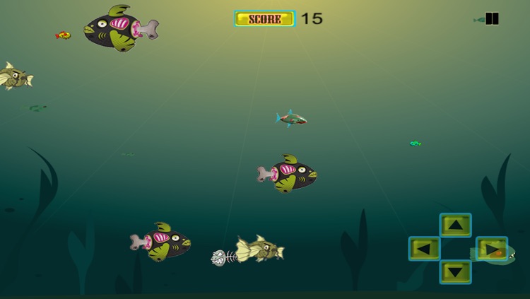 Hungry Zombie Shark Attack Frenzy: Eat the Small Fish Pro