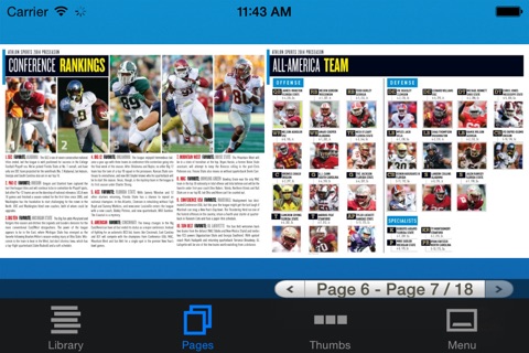 Allstate College Football Magazine screenshot 2