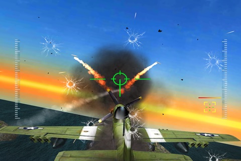 World War II Pacific Fighter Attack 3D -  Take off from Aircraft Carrier & Fly high in the Sky to defeat enemy screenshot 4