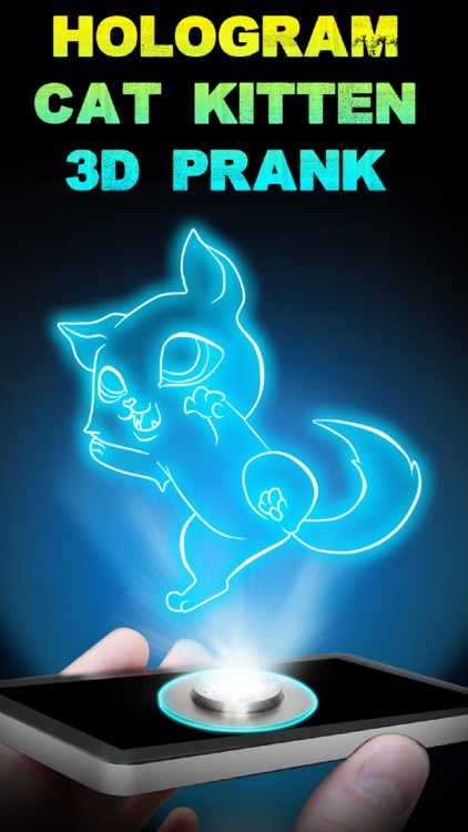 Hologram Cat Kitten 3D Prank