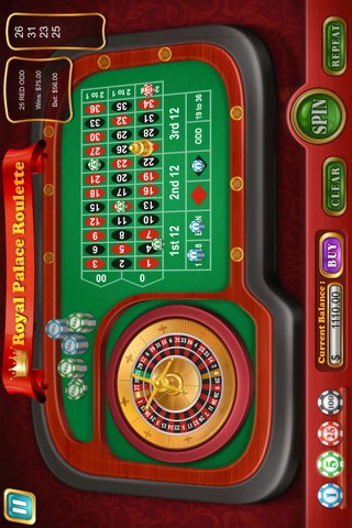 Royal Palace Roulette - Free edition screenshot 3