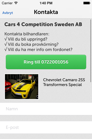 Cars 4 Competition Sweden screenshot 2