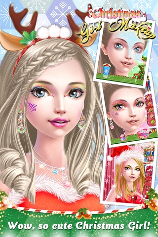 Christmas Girl Makeup-Girl Game screenshot 2