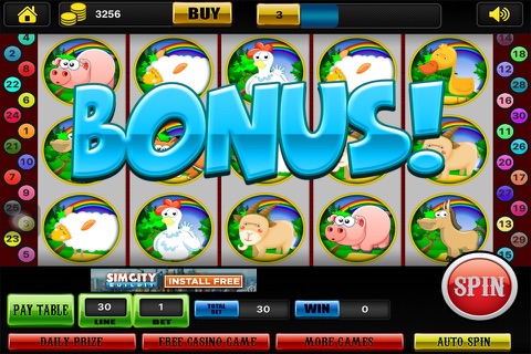 Gold Fish Birds & Bee Slots Pro in Las Vegas Video Farm Cave Casino Game screenshot 4