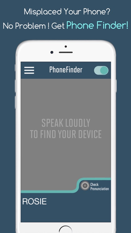 PhoneFinder - Find your lost phone by Shouting in Microphone