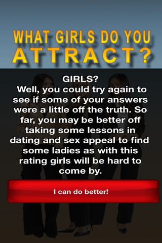 What Girls Do You Really Attract - Find Out With This Quiz! screenshot 4