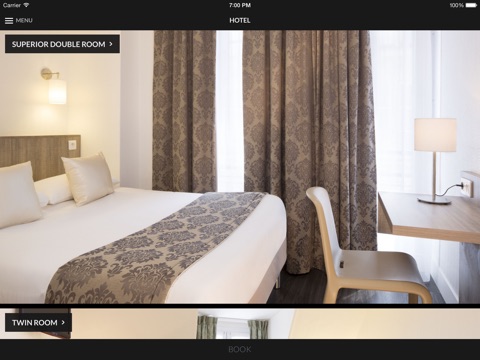 Republique Hotel Paris for iPad screenshot 4