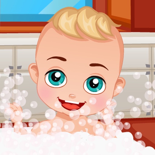 Baby Boy Bath icon