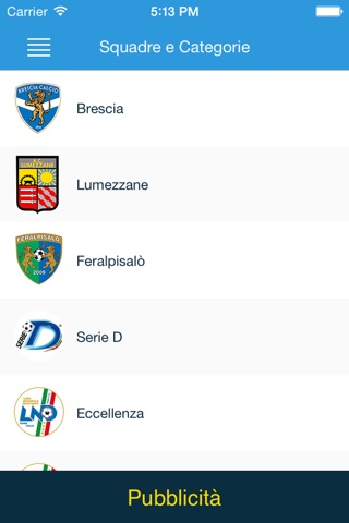 Calcio Bresciano screenshot 2